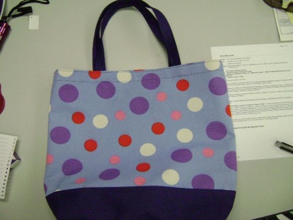 polka dot bag sent